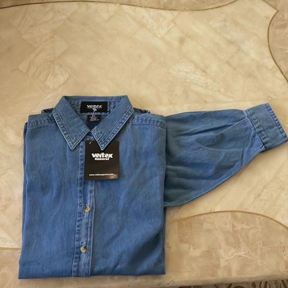 VELTEX APPAREL MEDIUM JEAN TOP LONGSLEEVE - Picture 4 of 8